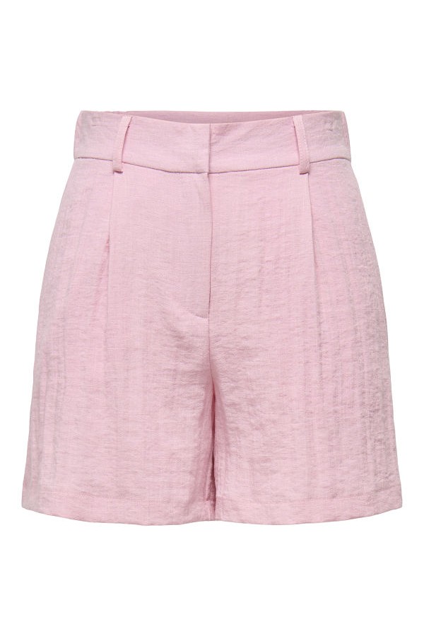 ONLITA HW LINEN LOOK SHORTS TLR - ΡΟΖ