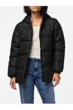 PCMADDIE PUFFER JACKET NOODS BC - ΜΑΥΡΟ