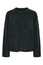 PCANA LS O-NECK KNIT PWP BC - ΓΚΡΙ