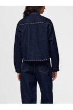 PCKARLA LS DENIM SHIRT D2D FSY PP - ΜΠΛΕ