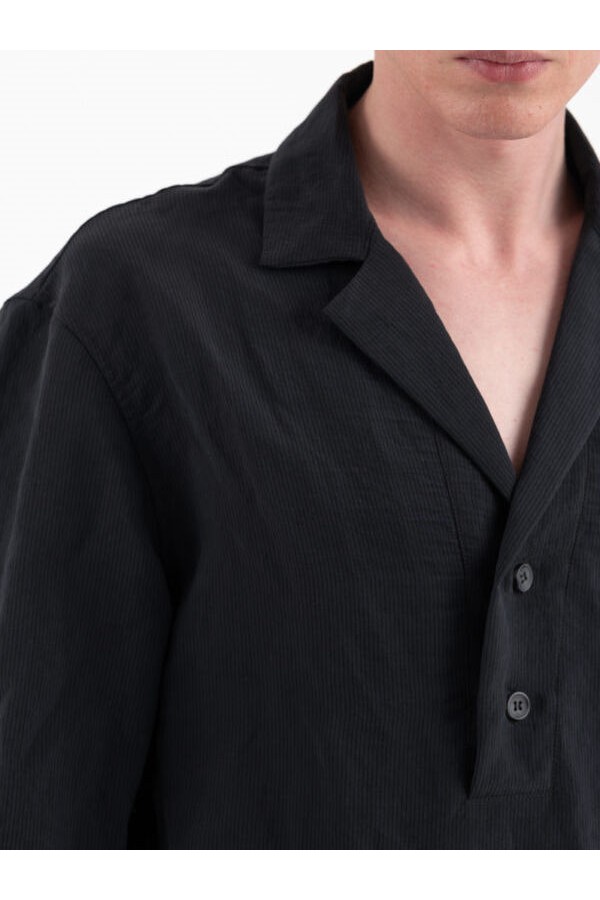 VITTORIO OVERSHIRT - ΜΑΥΡΟ