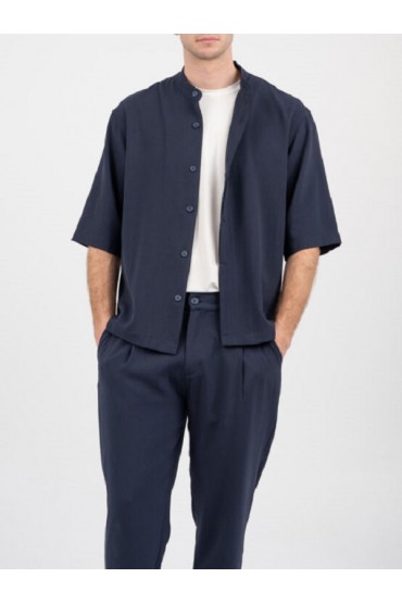 VITTORIO OVERSHIRT - ΜΠΛΕ