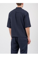 VITTORIO OVERSHIRT - ΜΠΛΕ