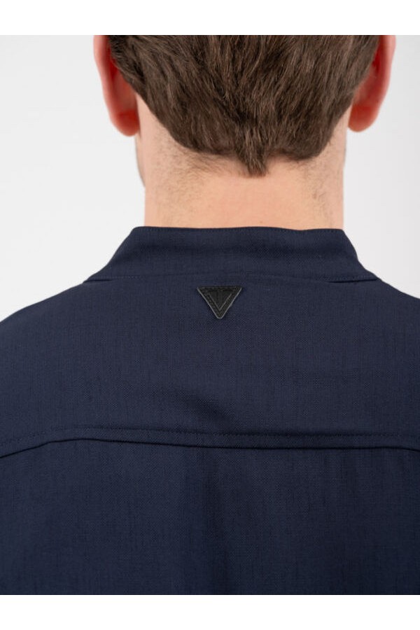 VITTORIO OVERSHIRT - ΜΠΛΕ