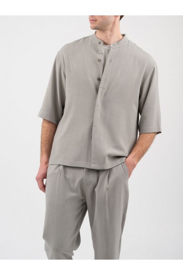 VITTORIO OVERSHIRT - ΓΚΡΙ