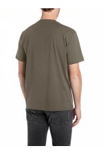 REPLAY T-SHIRT MENS - ΠΡΑΣΙΝΟ