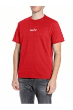 REPLAY T-SHIRT MENS - ΚΟΚΚΙΝΟ