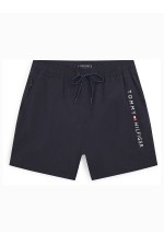MEDIUM DRAWSTRING ZIP POCKET - ΜΠΛΕ