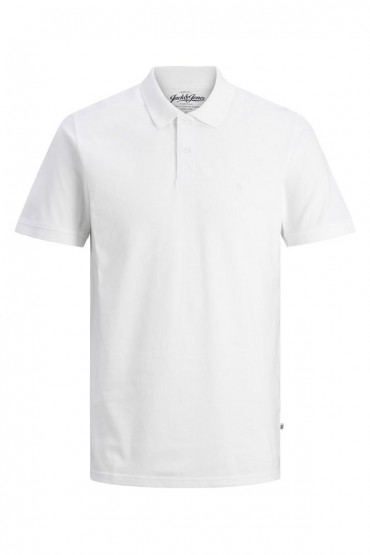JJEBASIC POLO SS NOOS - ΛΕΥΚΟ