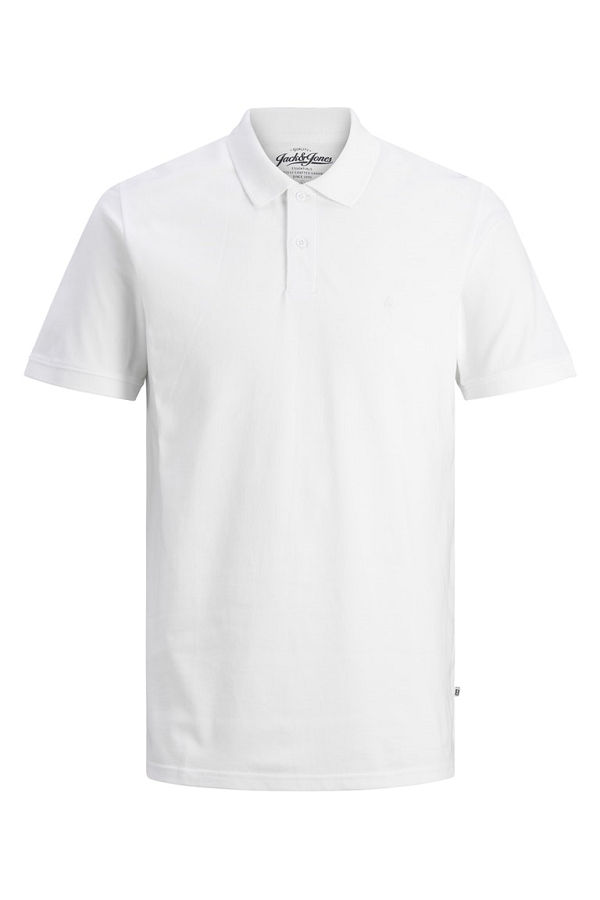JJEBASIC POLO SS NOOS - ΛΕΥΚΟ