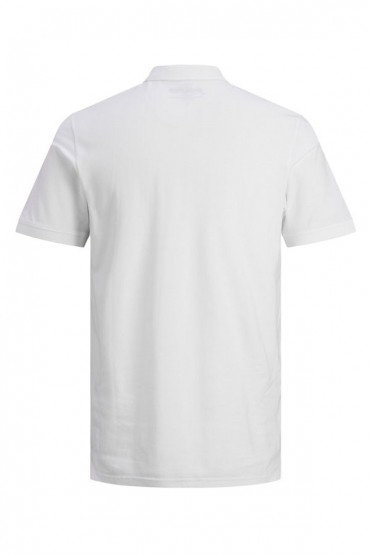JJEBASIC POLO SS NOOS - ΛΕΥΚΟ