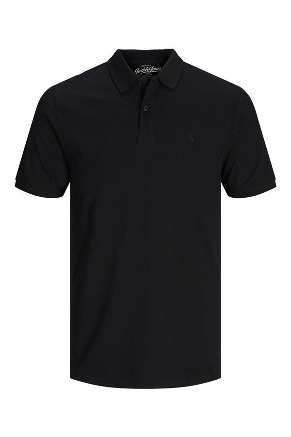 JJEBASIC POLO SS NOOS - ΜΑΥΡΟ