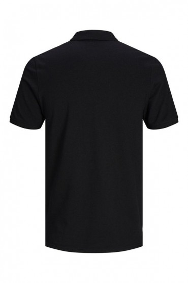 JJEBASIC POLO SS NOOS - ΜΑΥΡΟ