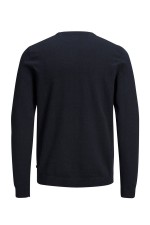 JJEBASIC KNIT CREW NECK NOOS - ΜΠΛΕ