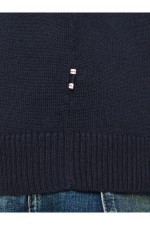 JJEBASIC KNIT CREW NECK NOOS - ΜΠΛΕ