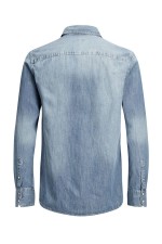 JJESHERIDAN SHIRT L/S NOOS - ΜΠΛΕ