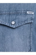 JJESHERIDAN SHIRT L/S NOOS - ΜΠΛΕ