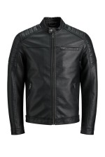 JJEROCKY JACKET NOOS - ΜΑΥΡΟ