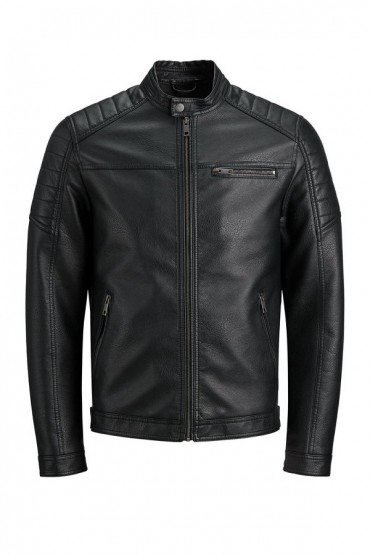 JJEROCKY JACKET NOOS - ΜΑΥΡΟ