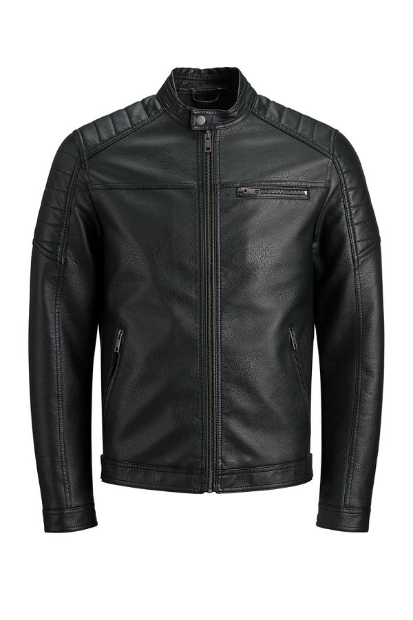JJEROCKY JACKET NOOS - ΜΑΥΡΟ
