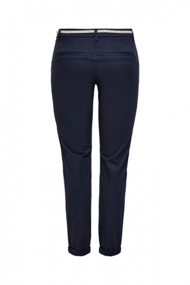 ONLBIANA LIFE COTTON BELT CHINO CC PNT - ΜΠΛΕ