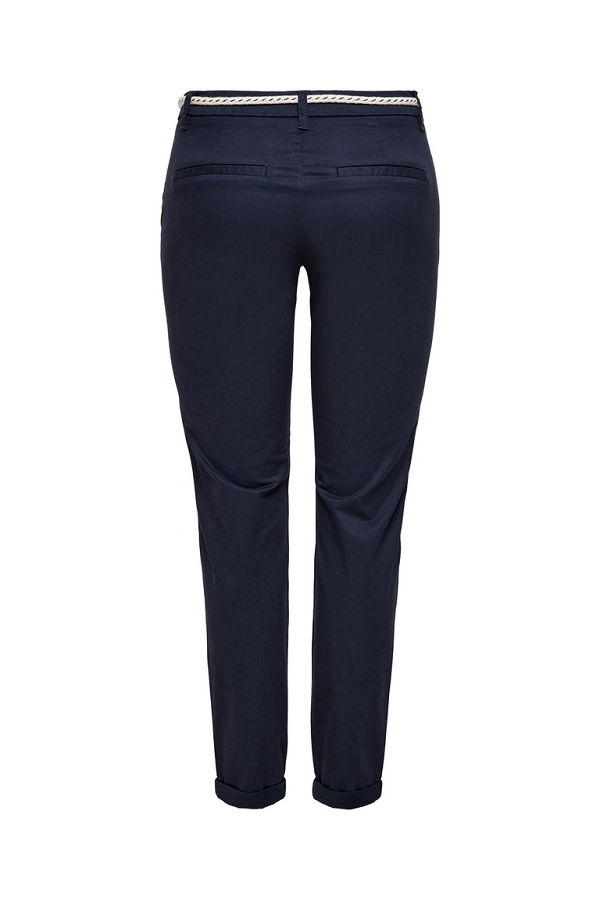 ONLBIANA LIFE COTTON BELT CHINO CC PNT - ΜΠΛΕ