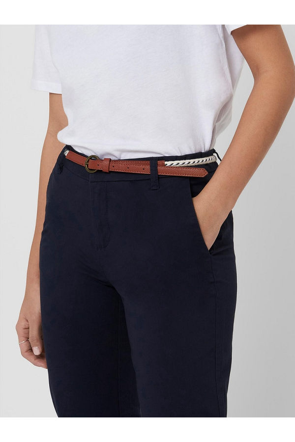 ONLBIANA LIFE COTTON BELT CHINO CC PNT - ΜΠΛΕ