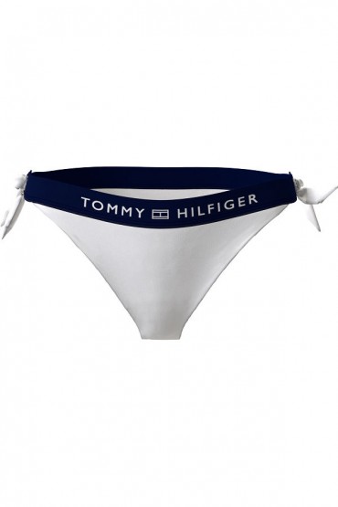 CHEEKY SIDE TIE BIKINI - ΛΕΥΚΟ