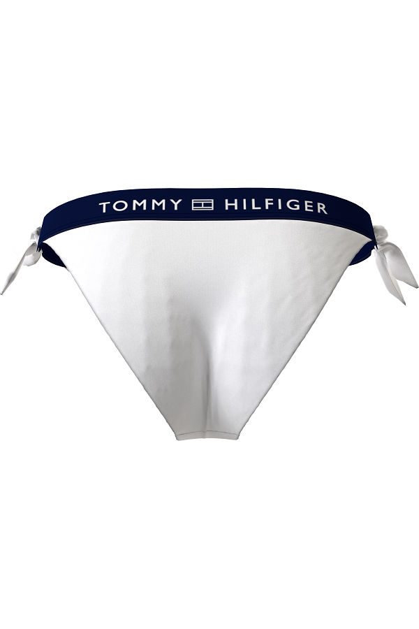 CHEEKY SIDE TIE BIKINI - ΛΕΥΚΟ