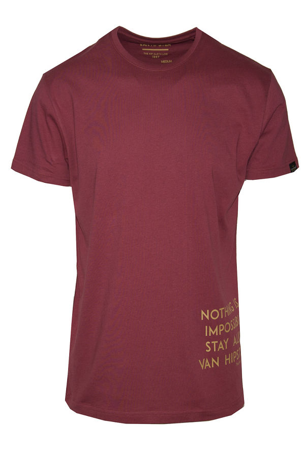 T-SHIRT ΜΑΚΟ ΜΕ ΤΥΠΩΜΑ - ΜΠΟΡΝΤΩ
