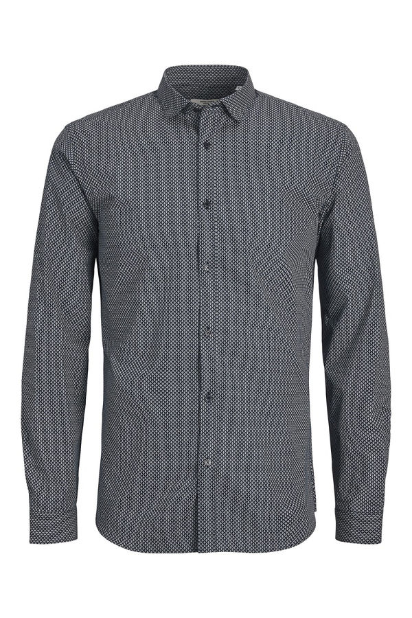 JPRBLACARDIFF PRINT SHIRT L/S PS SS23 - ΜΠΛΕ