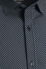 JPRBLACARDIFF PRINT SHIRT L/S PS SS23 - ΜΠΛΕ