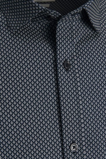 JPRBLACARDIFF PRINT SHIRT L/S PS SS23 - ΜΠΛΕ