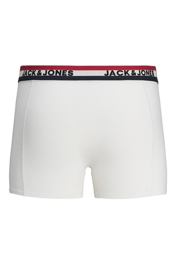 JACWAISTBAND STRIB TRUNKS 3 PACK LN STYD - ΜΑΥΡΟ