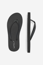 ONLLUCY SOLID FLIP FLOP - ΜΑΥΡΟ