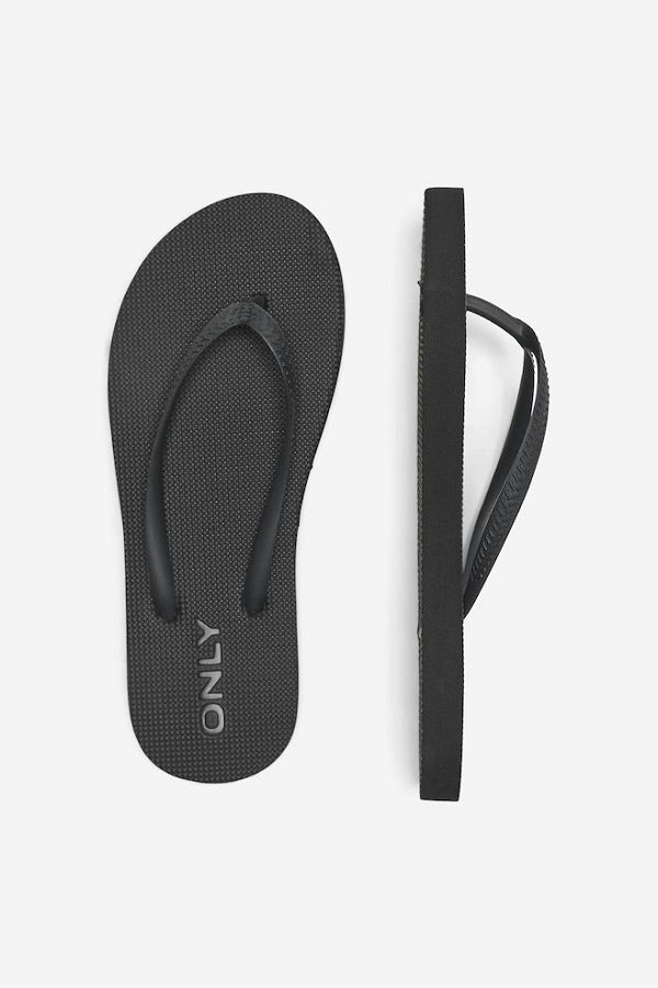 ONLLUCY SOLID FLIP FLOP - ΜΑΥΡΟ
