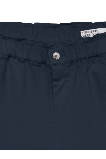 VMWILD HR PAPERBAG COL SHORTS - ΜΠΛΕ