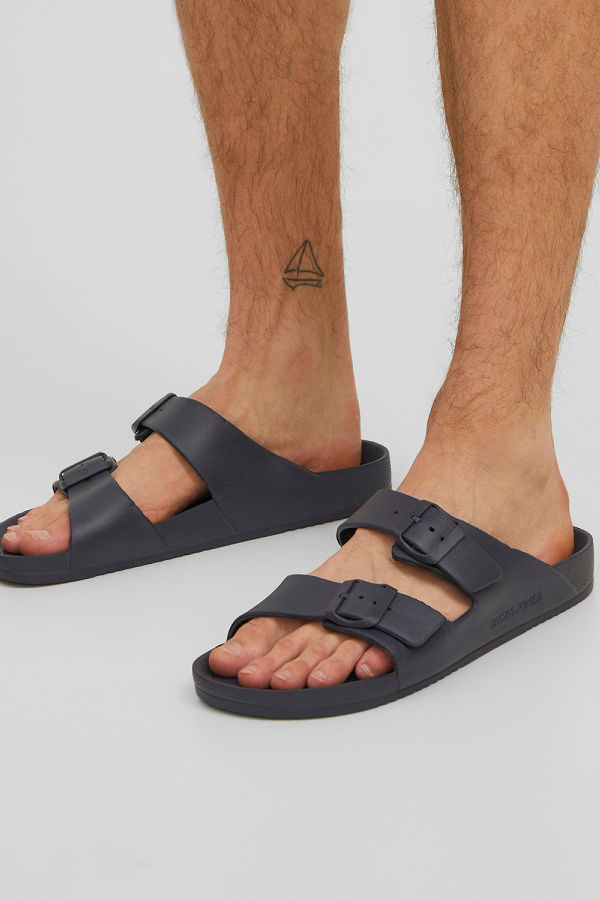 JFWCROXTON MOULDED SANDAL NOOS - ΓΚΡΙ
