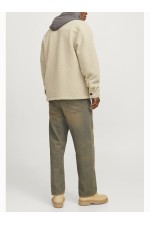 JORNEWTON TEDDY OVERSHIRT LS LN - ΜΠΕΖ