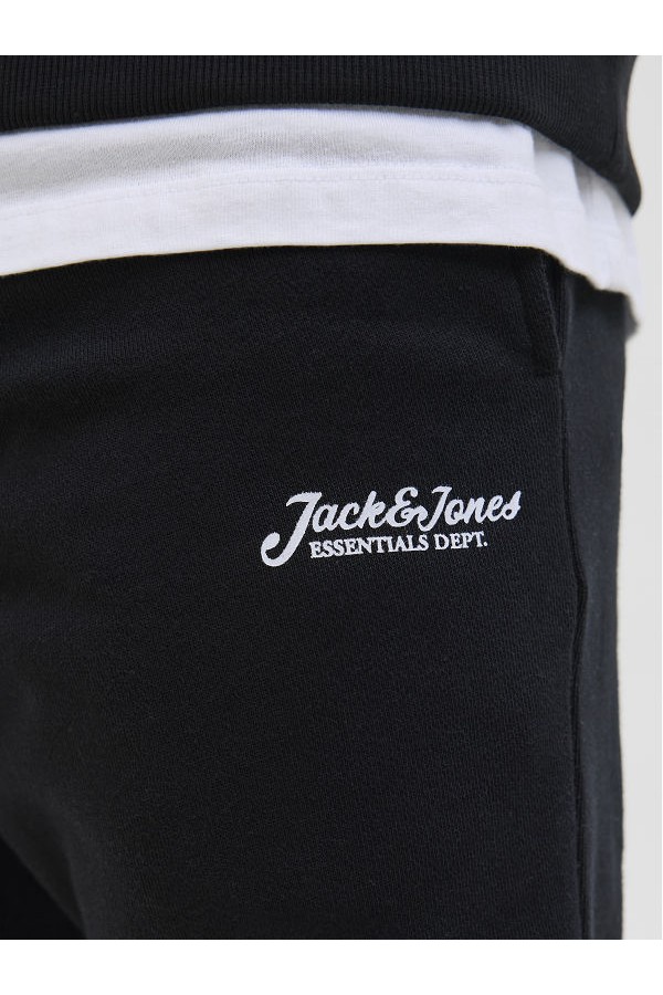 JPSTGORDON BEAU SWEAT SHORTS LNG - ΜΑΥΡΟ