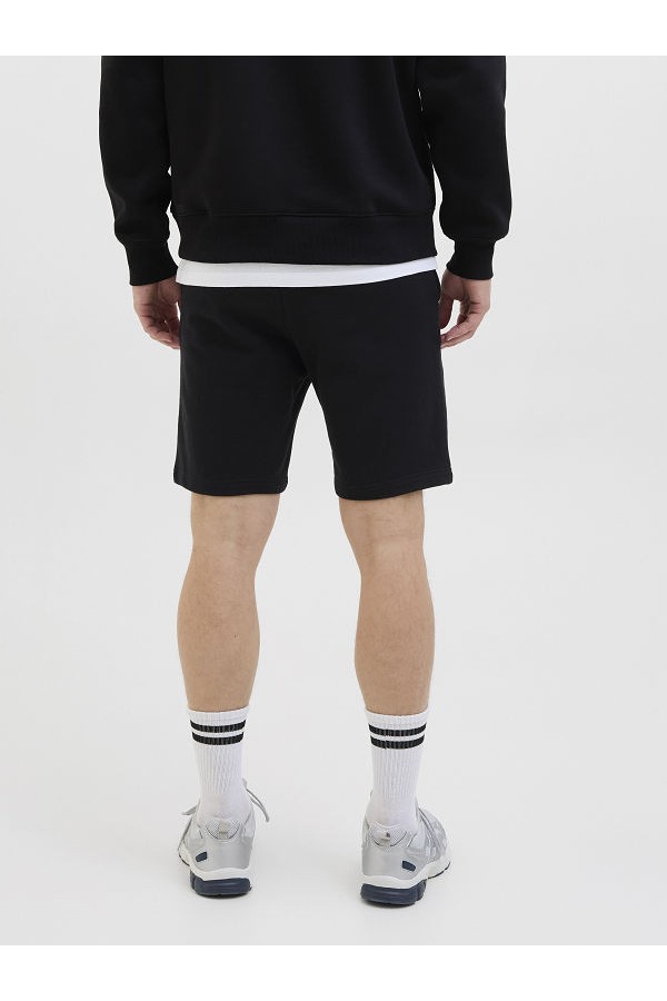 JPSTGORDON BEAU SWEAT SHORTS LNG - ΜΑΥΡΟ