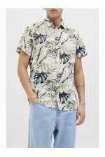JJHAWAII AOP SHIRT SS - ΛΕΥΚΟ