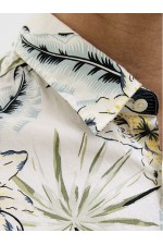 JJHAWAII AOP SHIRT SS - ΛΕΥΚΟ