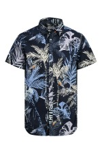 JJHAWAII AOP SHIRT SS - ΜΠΛΕ