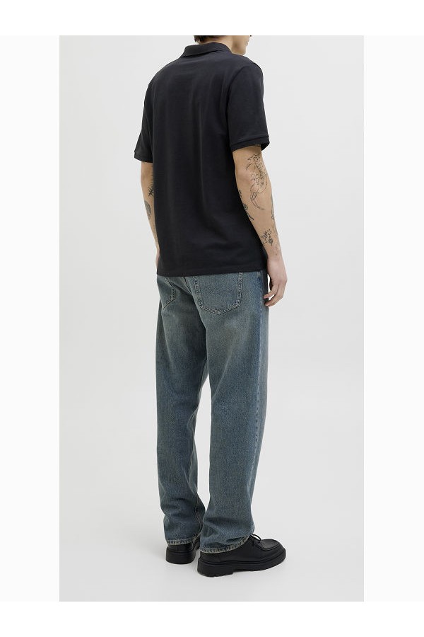 JJKANE POLO SS - ΜΑΥΡΟ