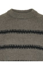 PCSONJA LS O-NECK KNIT PWP MM BC - ΜΑΥΡΟ