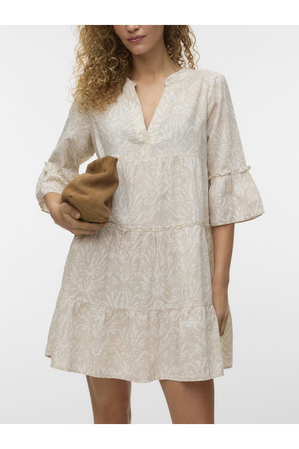 VMDICTHE 3/4 TUNIC WVN GA - ΜΠΕΖ