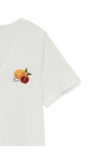 VMJITONA S/S V-NECK T-SHIRT JRS BTQ - ΛΕΥΚΟ