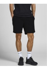 JPSTBRADLEY SWEAT SHORTS SN - ΜΑΥΡΟ