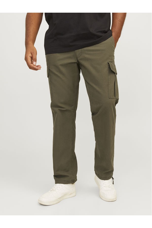 JPSTKANE JJBARKLEY CARGO PANT NOOS PLS - ΧΑΚΙ